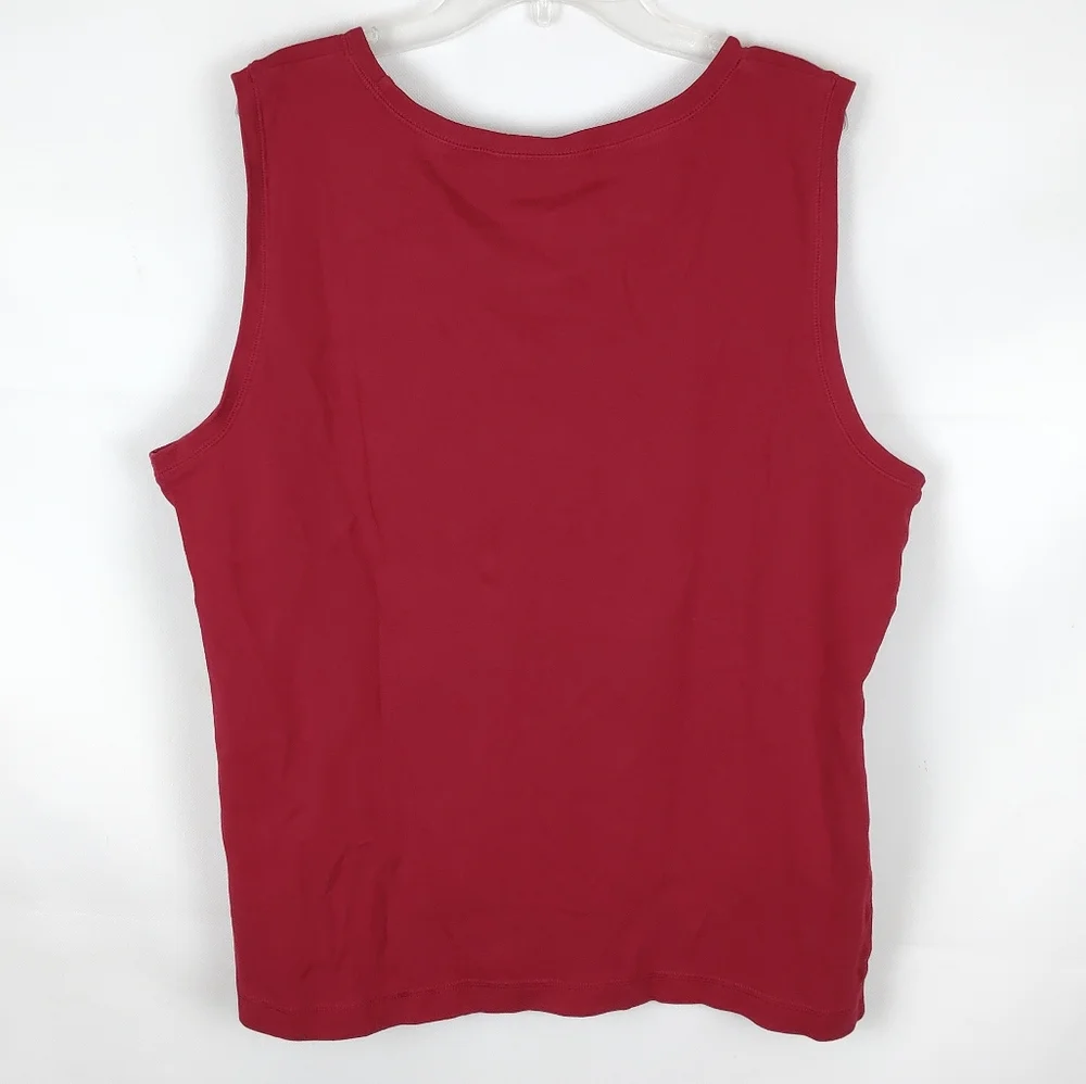Bundle Lot of 2 Karen Scott Tank Tops Womens XXL Casual Curvy Plus Size Gorpcore - Picture 3 of 6